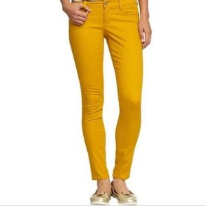 Old Navy Rockstar Super Skinny Mustard Jeans